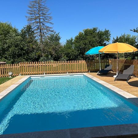 Maison D'Hotes "La Clef Des Champs" Piscine Ortance Sajas Bagian luar foto